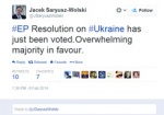 Европарламент намерен начать подготовку санкций против Украины