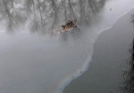 Угроза для экологии. По Северскому Донцу плывет нефтяное пятно длиной в 150 метров