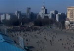 Возле памятника Ленину прошел митинг в поддержку федерализации