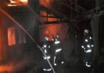 Ночной пожар в центре города. В саду Шевченко спасатели несколько часов тушили ресторан