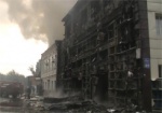 Сегодня утром в Харькове горел трехэтажный офис на Руставели