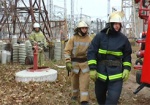 Учебная тревога. В здании Харьковских электросетей тушили пожар и эвакуировали персонал