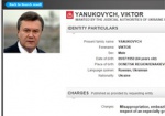 Интерпол отказался объявлять Януковича в розыск по подозрению в убийстве и злоупотреблении властью
