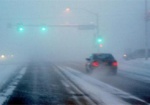 Водителей предупреждают о плохой видимости на дорогах из-за тумана