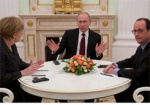 Путин, Меркель и Олланд договорились, что «минские соглашения» будут доработаны