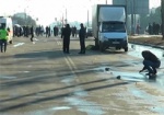 Миссия ОБСЕ осмотрела место взрыва возле Дворца спорта