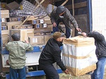 На прошлой неделе спасатели доставили на Донбасс более 80 тонн продовольствия