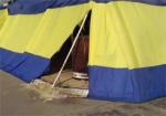 Милиция ищет очевидцев поджога палатки активистов на площади Свободы