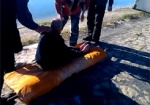 На озере Лиман рыбак чуть не утонул из-за пробитой резиновой лодки