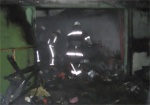 В Харькове горели гаражи