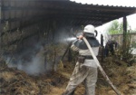 В Балаклейском районе пожар уничтожил 32 тонны кормов