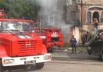 В Харькове горело заброшенное здание