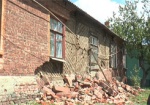 В Харькове обрушилась часть стены жилого дома