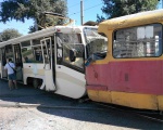 На Салтовке столкнулись 2 трамвая, пострадали 19 человек