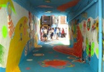 Сказочный уголок в центре Харькова создали дети-художники