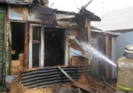 В Богодухове горел двухэтажный дом, погиб пенсионер