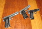 В Дергачах добровольно сдали три газовых пистолета и охотничье ружье