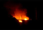 В Харькове – крупный пожар на пилораме