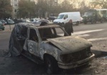 Автомобиль Харьковской общественной организации «Сотня лева» сожгли