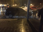 На улице Сумской в Харькове загорелся «Lexus»