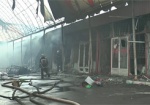Причину масштабного пожара на рынке «Барабашово» расследует полиция