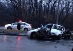ДТП на Белгородском шоссе: авто разбилось об столб