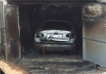 На Харьковщине сгорел гараж с автомобилем, есть пострадавший