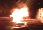 На Салтовке снова сгорело авто