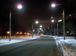 В Харькове продолжают устанавливать фонари