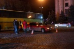 На площади Свободы ДТП: Автобус столкнулся с Mercedes