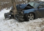 В Лозовой авто врезалось в дерево, есть жертвы