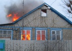В Волчанском районе сгорел жилой дом