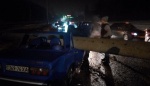 В Харькове автомобиль врезался в столб