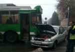 Авария на Сумской 122, троллейбус протаранил Деу