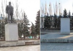 В Изюме демонтировали памятник Ленину