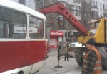 В мэрии пообещали отремонтировать рельсы, с которых сошел трамвай