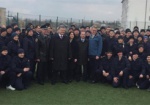 Президент Украины пообщался с будущими работниками полиции Донетчины и Луганщины