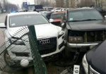 На Салтовке нетрезвая женщина-водитель повредила 5 машин