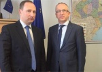 Игорь Райнин встретился с главой Представительства ЕС в Украине