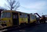 В Харькове сошел с рельсов очередной трамвай