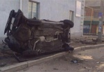 В Харькове пьяный водитель попал в аварию и разбил машину