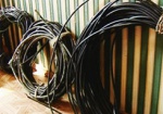 В Харькове поймали на горячем похитителя кабеля связи