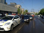 В Харькове тройное ДТП с участием патрульной полиции