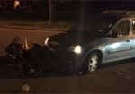 Ночью в Харькове иномарка сбила мотоциклиста