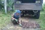 Жители села Коробочкино обнаружили во дворе арсенал старых снарядов