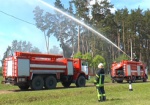 В Харьковской области прошли учения по ликвидации лесных пожаров