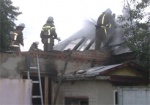 В Харькове горел частный дом, погиб мужчина