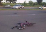 В Харькове джип сбил ребенка на велосипеде