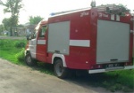Под Харьковом мужчина пострадал во время пожара