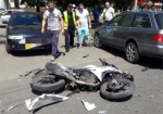 В Харькове - две аварии с участием мотоциклистов
